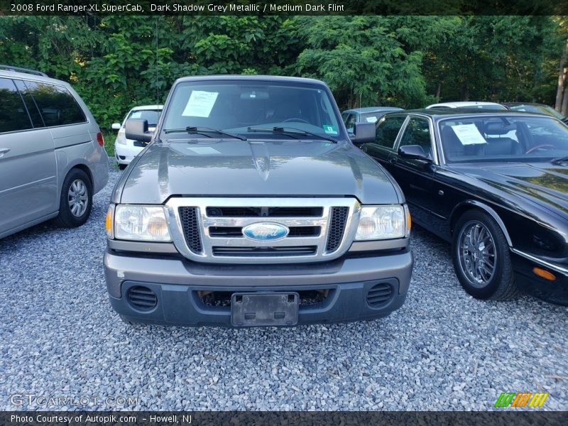 Dark Shadow Grey Metallic / Medium Dark Flint 2008 Ford Ranger XL SuperCab