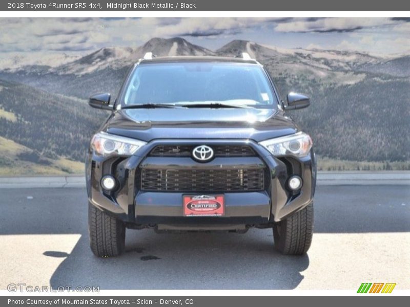 Midnight Black Metallic / Black 2018 Toyota 4Runner SR5 4x4