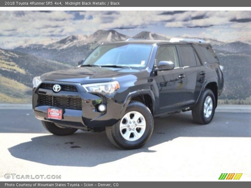 Midnight Black Metallic / Black 2018 Toyota 4Runner SR5 4x4