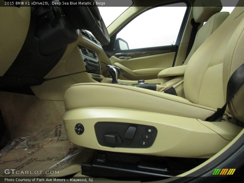 Deep Sea Blue Metallic / Beige 2015 BMW X1 xDrive28i
