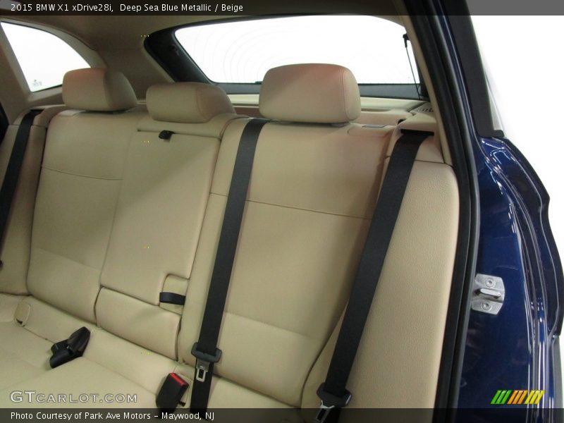 Deep Sea Blue Metallic / Beige 2015 BMW X1 xDrive28i