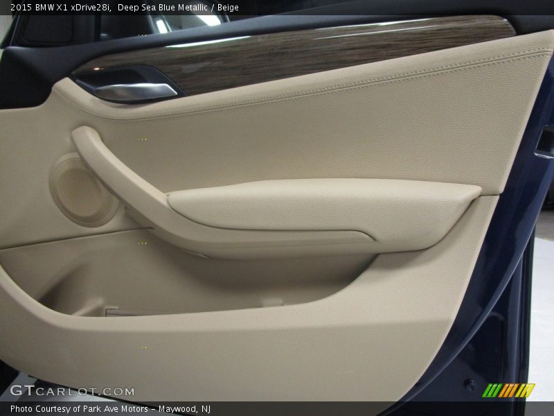 Deep Sea Blue Metallic / Beige 2015 BMW X1 xDrive28i
