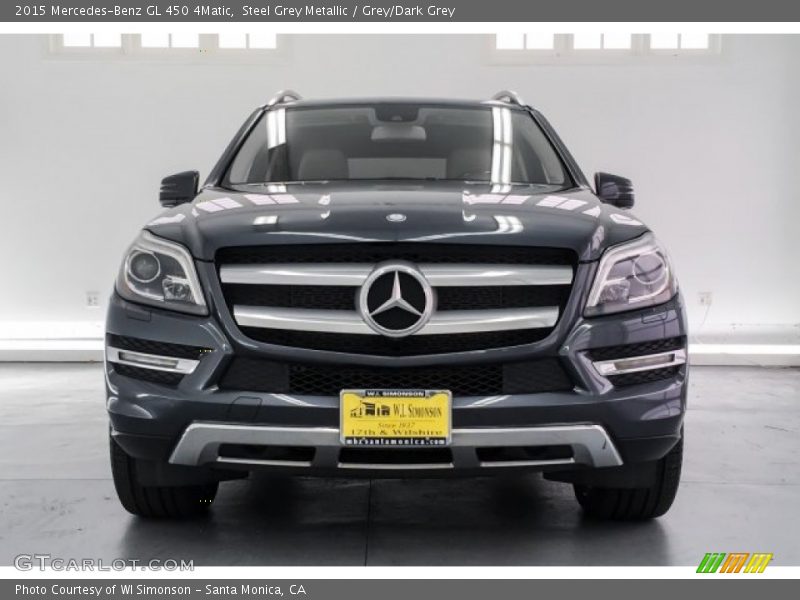 Steel Grey Metallic / Grey/Dark Grey 2015 Mercedes-Benz GL 450 4Matic