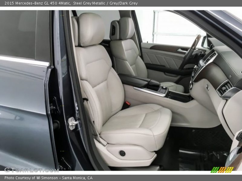 Steel Grey Metallic / Grey/Dark Grey 2015 Mercedes-Benz GL 450 4Matic