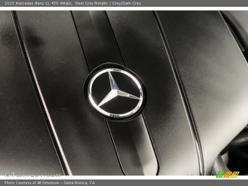 Steel Grey Metallic / Grey/Dark Grey 2015 Mercedes-Benz GL 450 4Matic