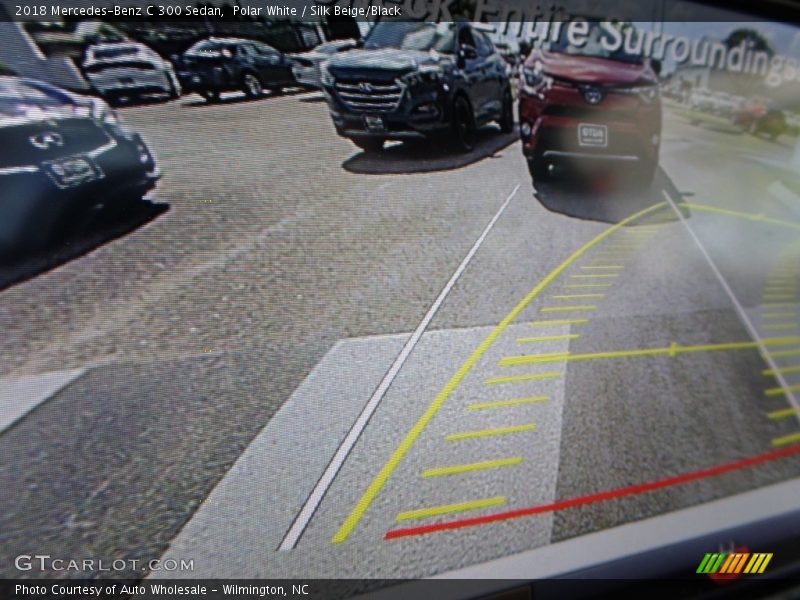 Polar White / Silk Beige/Black 2018 Mercedes-Benz C 300 Sedan