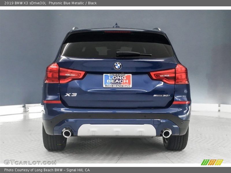 Phytonic Blue Metallic / Black 2019 BMW X3 sDrive30i