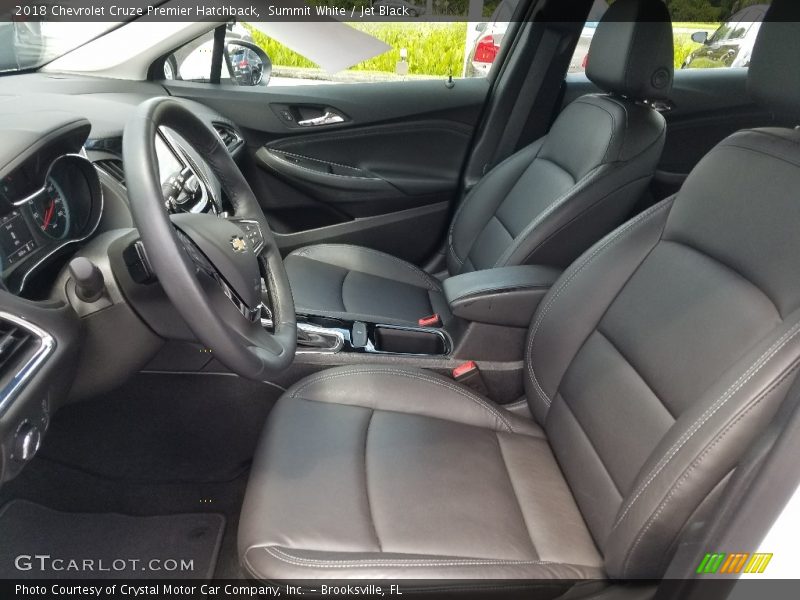  2018 Cruze Premier Hatchback Jet Black Interior