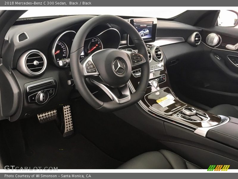Black / Black 2018 Mercedes-Benz C 300 Sedan