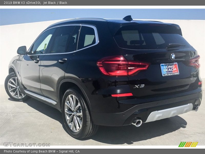 Jet Black / Black 2019 BMW X3 sDrive30i