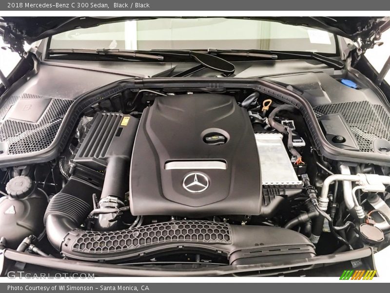 Black / Black 2018 Mercedes-Benz C 300 Sedan