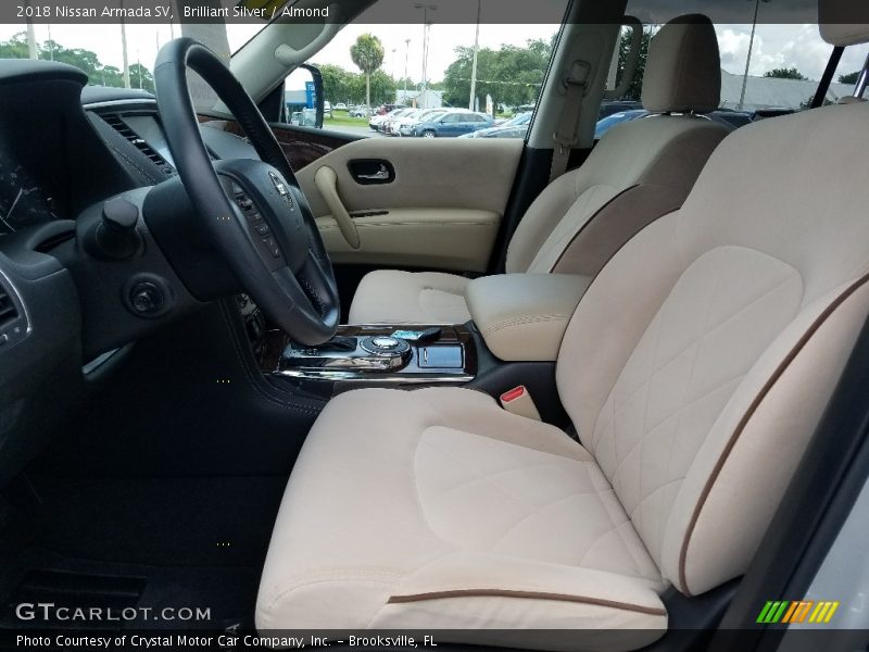 Brilliant Silver / Almond 2018 Nissan Armada SV