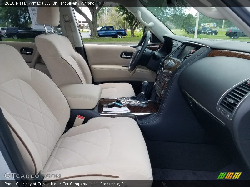 Brilliant Silver / Almond 2018 Nissan Armada SV