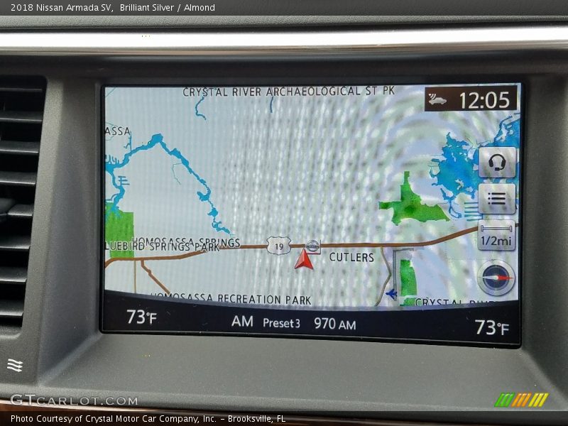 Brilliant Silver / Almond 2018 Nissan Armada SV