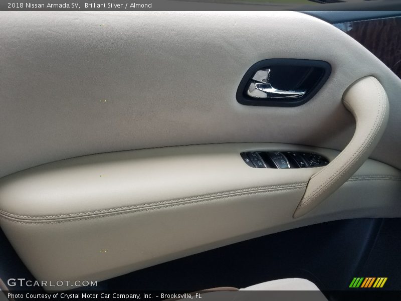 Brilliant Silver / Almond 2018 Nissan Armada SV