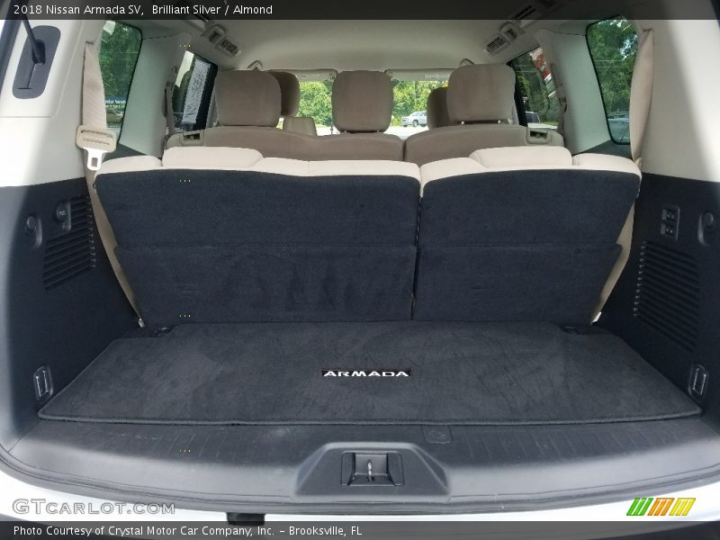 Brilliant Silver / Almond 2018 Nissan Armada SV