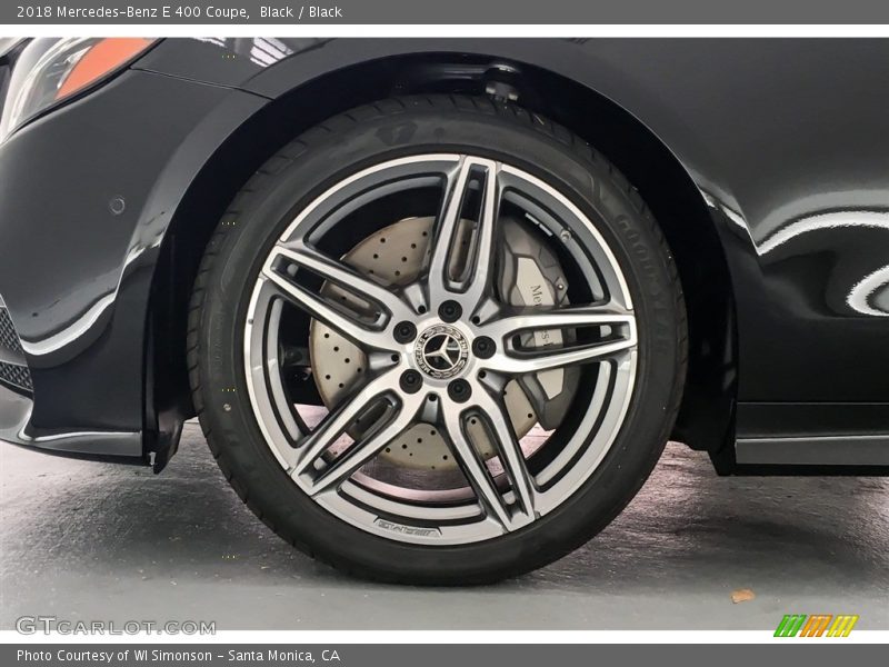 Black / Black 2018 Mercedes-Benz E 400 Coupe