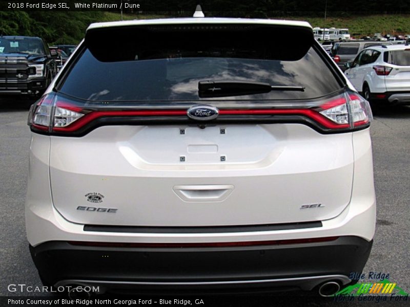 White Platinum / Dune 2018 Ford Edge SEL