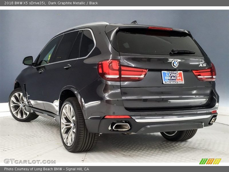 Dark Graphite Metallic / Black 2018 BMW X5 sDrive35i