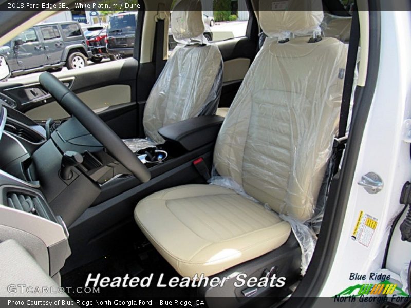 White Platinum / Dune 2018 Ford Edge SEL