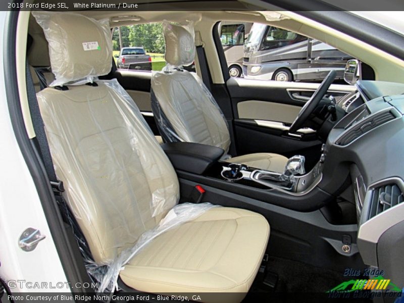 White Platinum / Dune 2018 Ford Edge SEL