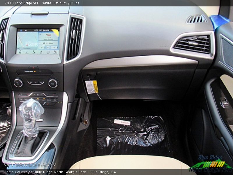 White Platinum / Dune 2018 Ford Edge SEL