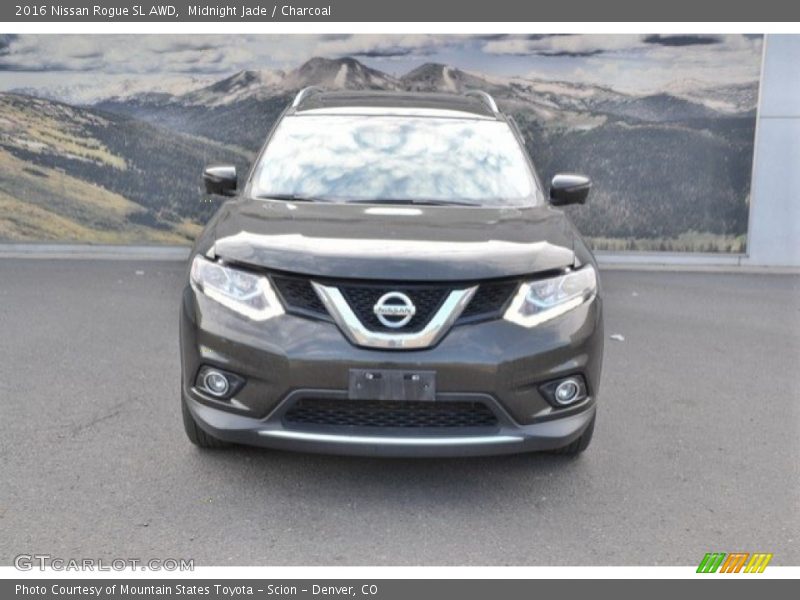 Midnight Jade / Charcoal 2016 Nissan Rogue SL AWD