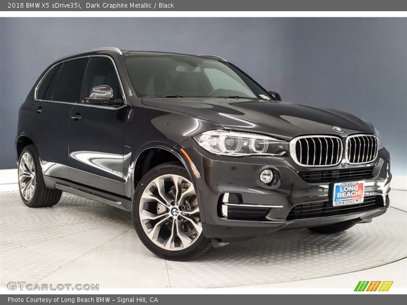 Dark Graphite Metallic / Black 2018 BMW X5 sDrive35i