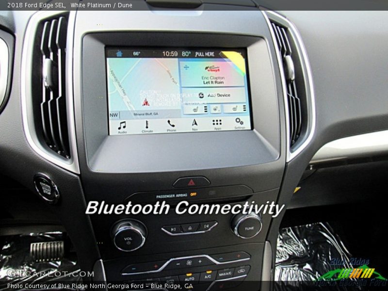 White Platinum / Dune 2018 Ford Edge SEL