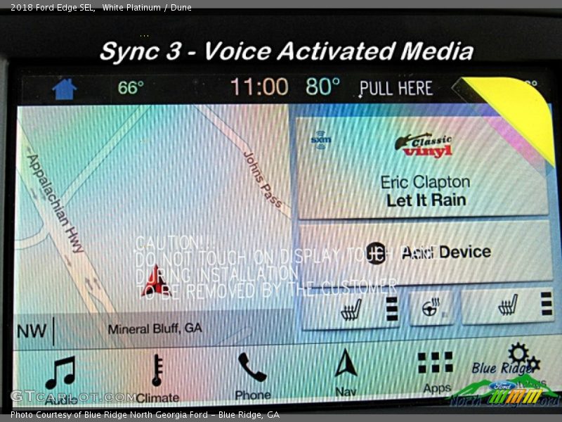 White Platinum / Dune 2018 Ford Edge SEL