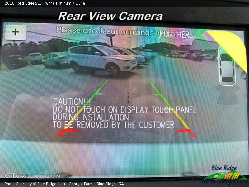 White Platinum / Dune 2018 Ford Edge SEL