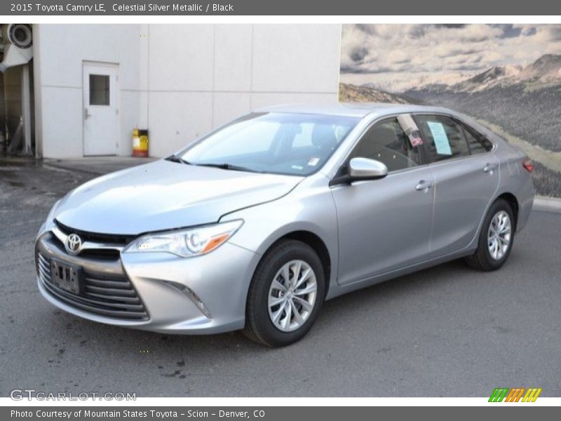 Celestial Silver Metallic / Black 2015 Toyota Camry LE