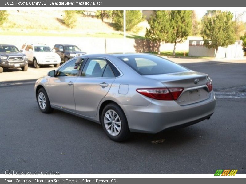Celestial Silver Metallic / Black 2015 Toyota Camry LE