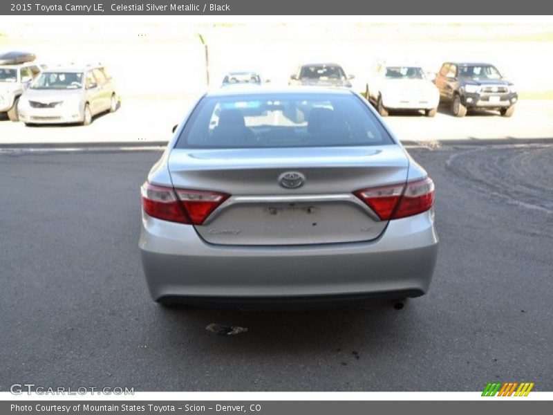 Celestial Silver Metallic / Black 2015 Toyota Camry LE