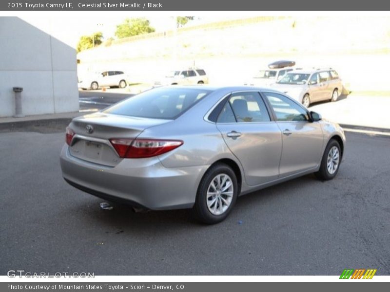 Celestial Silver Metallic / Black 2015 Toyota Camry LE