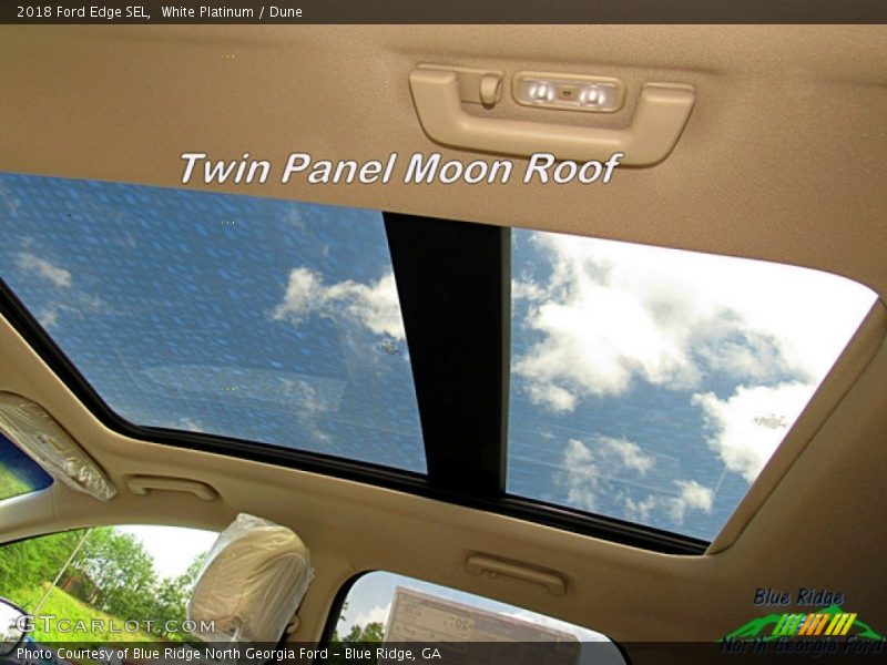 White Platinum / Dune 2018 Ford Edge SEL