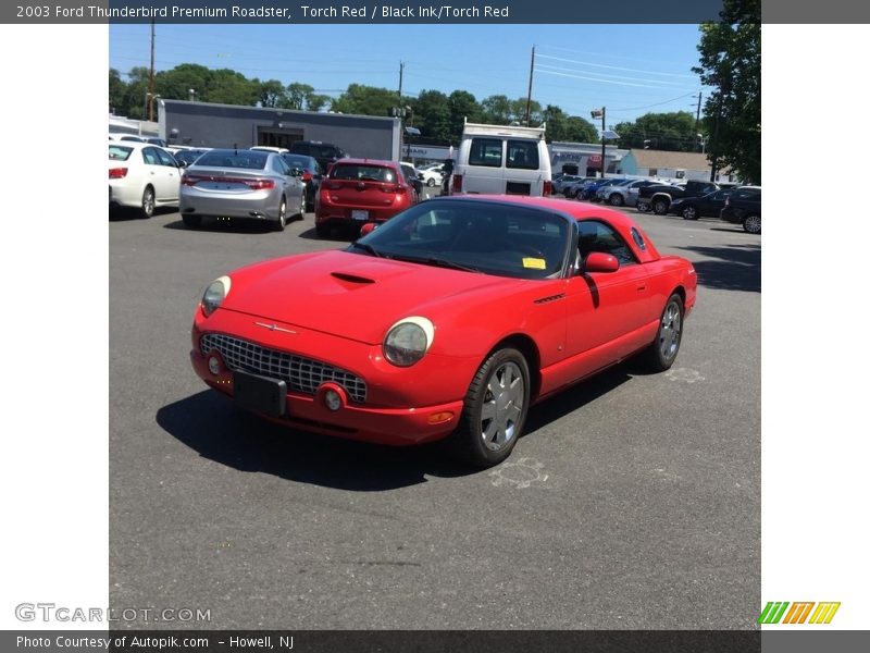 Torch Red / Black Ink/Torch Red 2003 Ford Thunderbird Premium Roadster