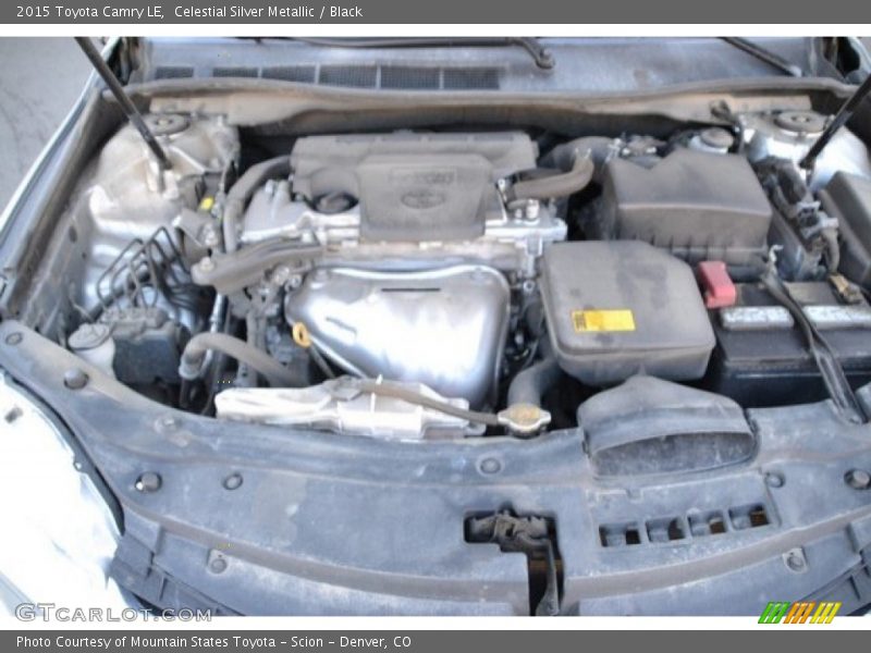Celestial Silver Metallic / Black 2015 Toyota Camry LE