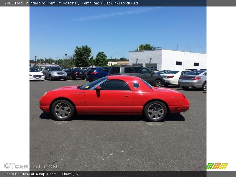 Torch Red / Black Ink/Torch Red 2003 Ford Thunderbird Premium Roadster