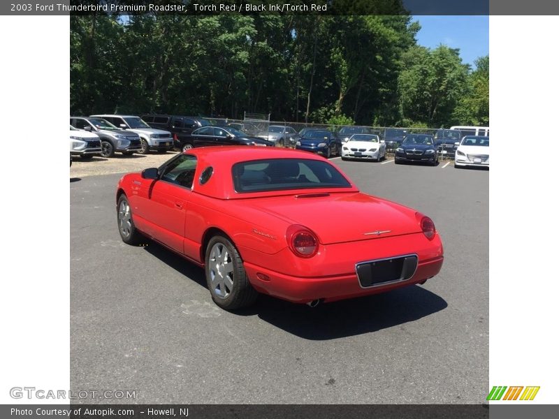 Torch Red / Black Ink/Torch Red 2003 Ford Thunderbird Premium Roadster