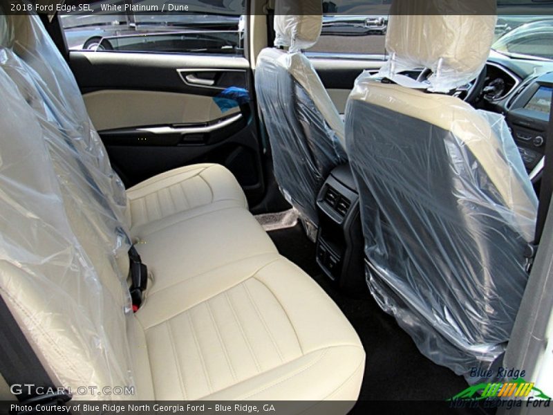 White Platinum / Dune 2018 Ford Edge SEL