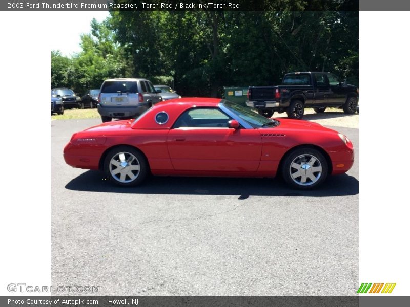 Torch Red / Black Ink/Torch Red 2003 Ford Thunderbird Premium Roadster