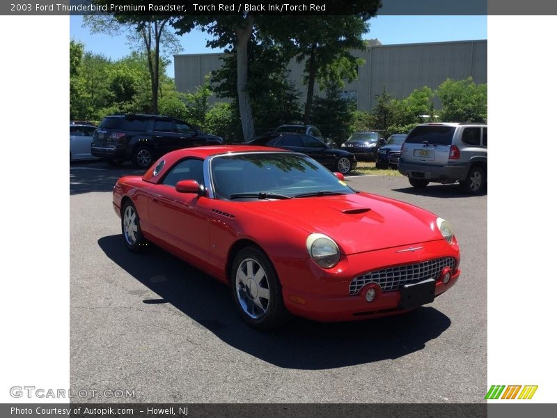 Torch Red / Black Ink/Torch Red 2003 Ford Thunderbird Premium Roadster