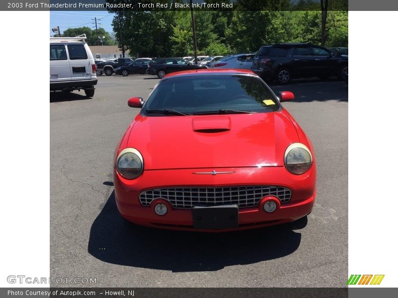 Torch Red / Black Ink/Torch Red 2003 Ford Thunderbird Premium Roadster