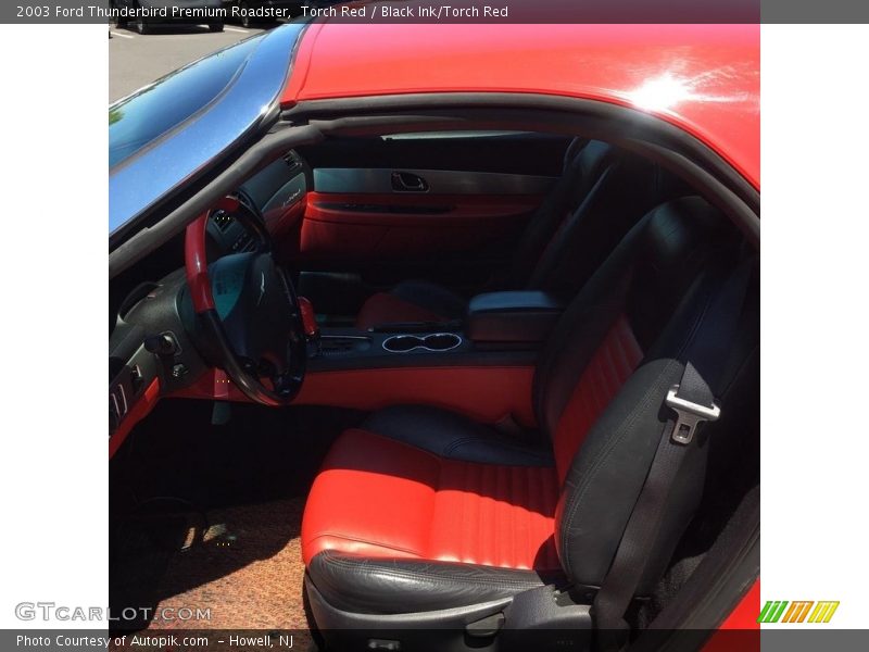 Torch Red / Black Ink/Torch Red 2003 Ford Thunderbird Premium Roadster