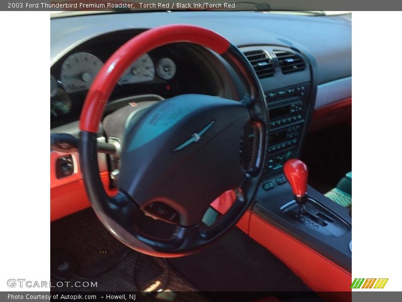 Torch Red / Black Ink/Torch Red 2003 Ford Thunderbird Premium Roadster