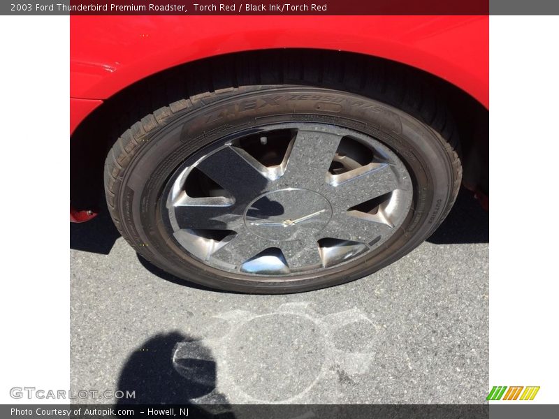 Torch Red / Black Ink/Torch Red 2003 Ford Thunderbird Premium Roadster
