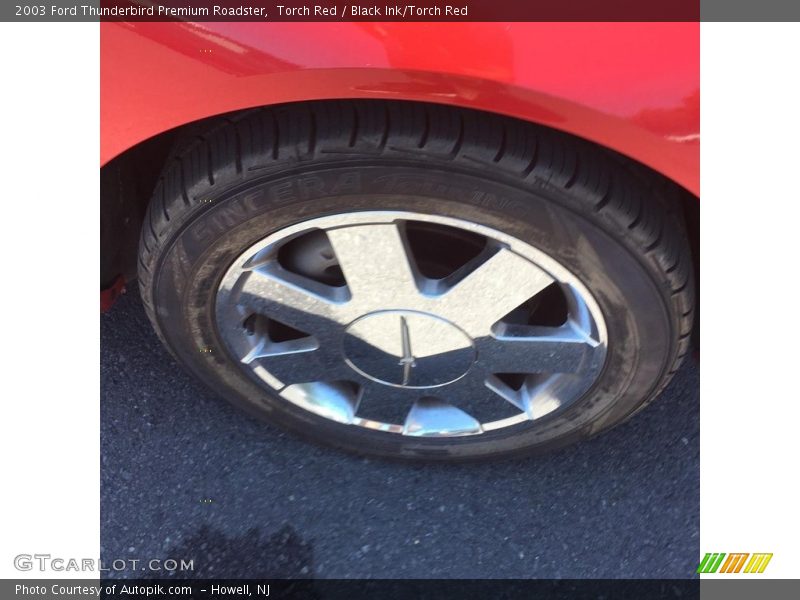 Torch Red / Black Ink/Torch Red 2003 Ford Thunderbird Premium Roadster