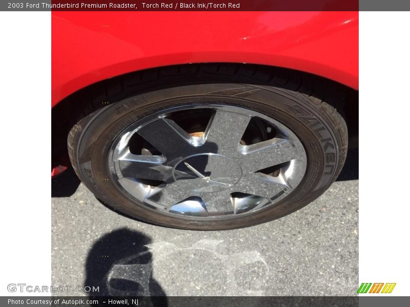 Torch Red / Black Ink/Torch Red 2003 Ford Thunderbird Premium Roadster