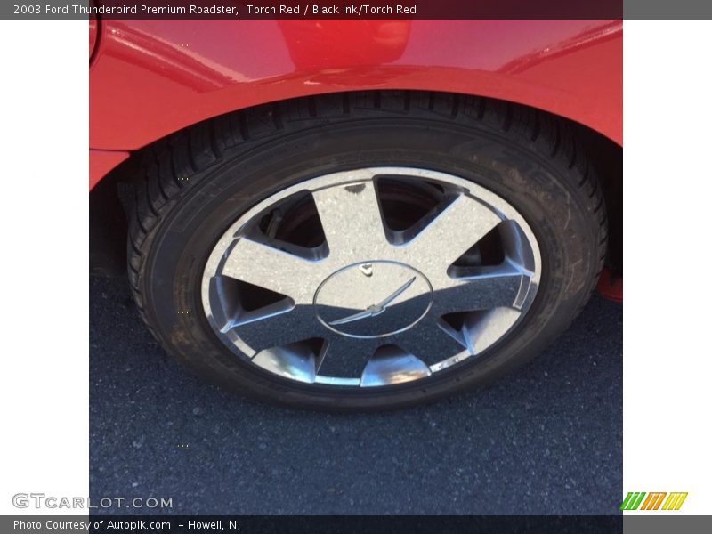 Torch Red / Black Ink/Torch Red 2003 Ford Thunderbird Premium Roadster